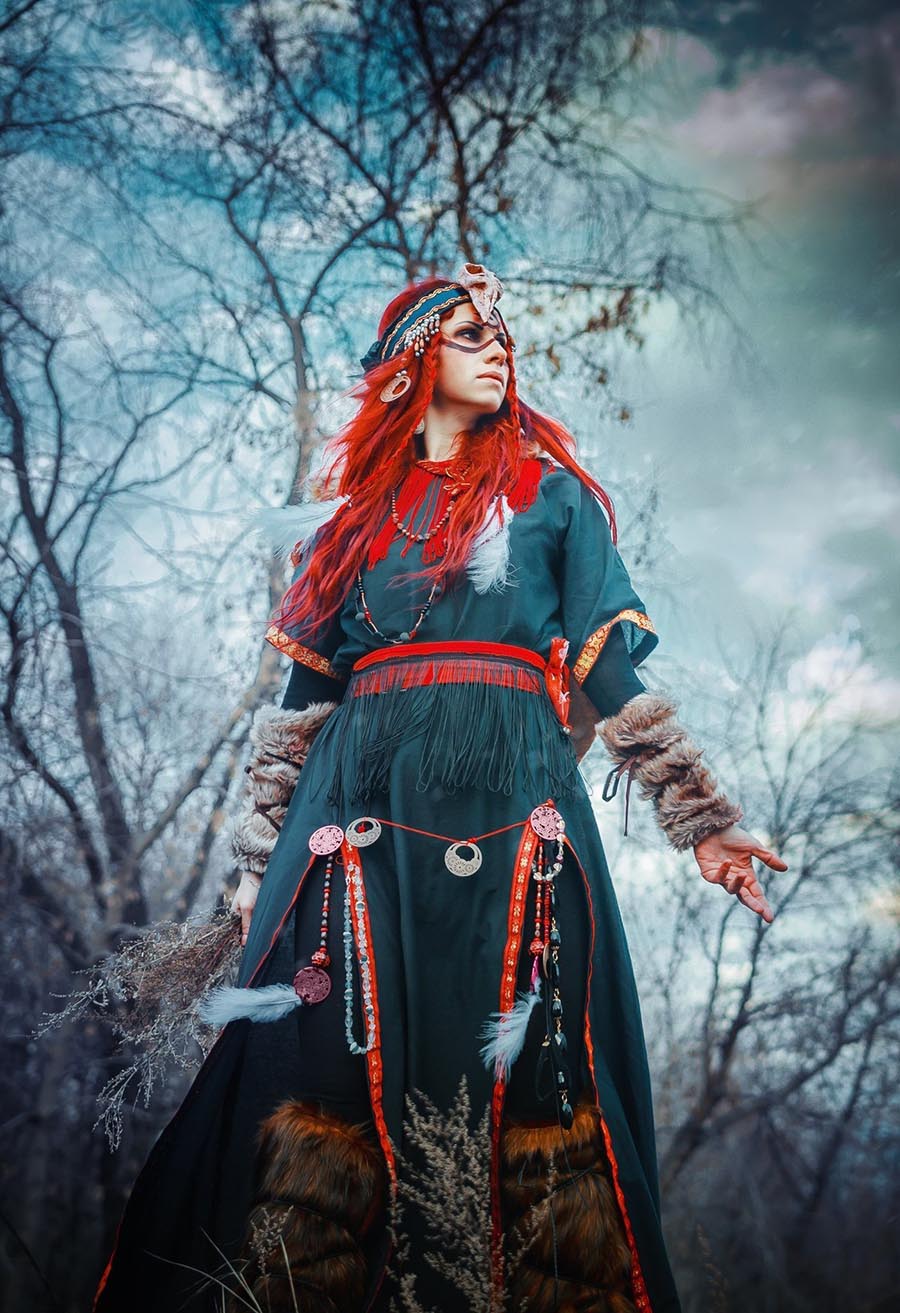 Girls in Slavic costumes underwear in Manaus